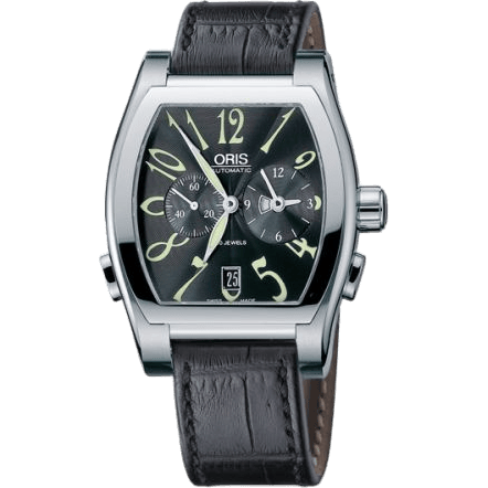 Tonneau Worldtimer Stainless Steel / Black