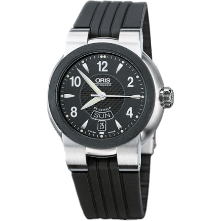 TT1 Day Date Stainless Steel - Rubber / Black / Rubber