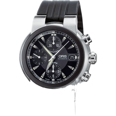 TT1 Chronograph Stainless Steel - Rubber / Black / Rubber