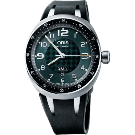 TT3 Day Date Titanium / Green / Rubber