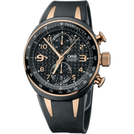 TT3 Chronograph Titanium - Rose Gold / Black / Rubber