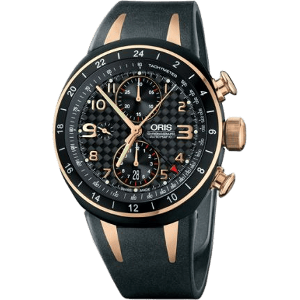 TT3 Chronograph Second Time Zone Titanium - Rose Gold / Black / Rubber