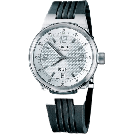 WilliamsF1 Team Day Date 40.5 Stainless Steel / Silver / Rubber