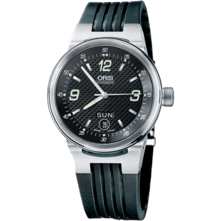 WilliamsF1 Team Day Date 40.5 Stainless Steel / Black / Rubber