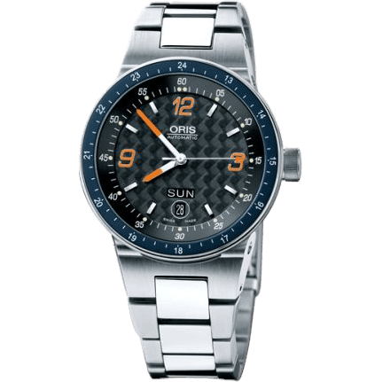 WilliamsF1 Team Day Date 42 Stainless Steel / Black - Rubber / Bracelet