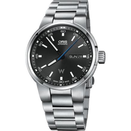 Williams Day Date 42 Stainless Steel / Grey / Bracelet