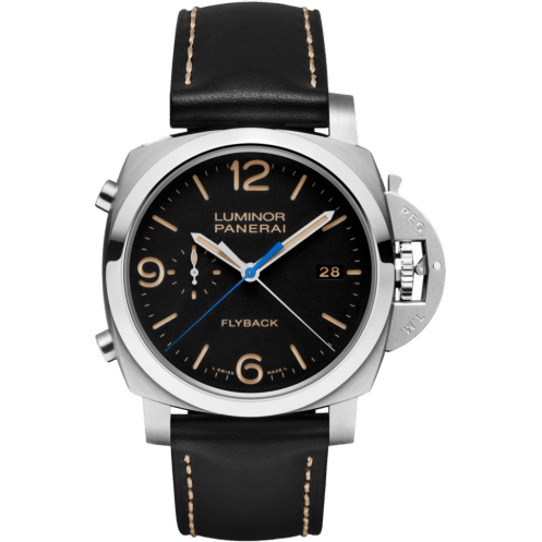 Luminor 1950 44 3 Days Chrono Flyback Automatic Stainless Steel / Black