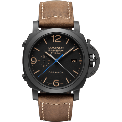 Luminor 1950 44 3 Days Chrono Flyback Automatic Ceramic / Black