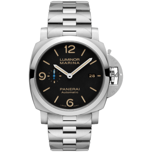 Panerai Luminor 1950 Marina 44 3 Days Automatic Stainless Steel / Black / Bracelet PAM00723