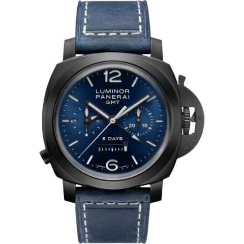 Luminor 1950 Chrono Monopulsante 8 Days GMT Blu Notte