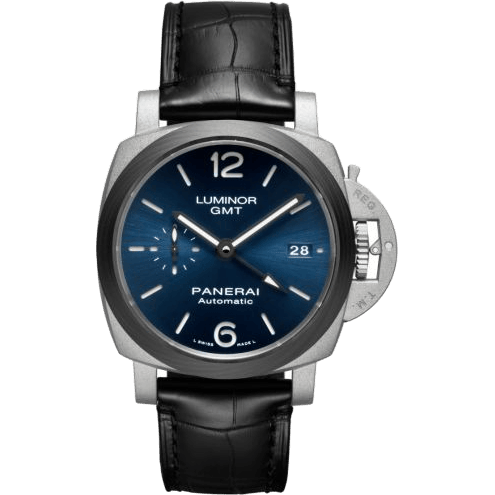 Luminor 1950 42 GMT Titanium / Carbotech / Blue