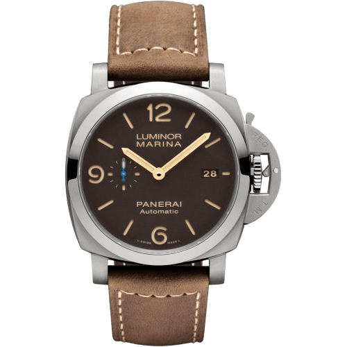 Panerai Luminor 1950 Marina 44 3 Days Automatic Titanium / Brown PAM01351