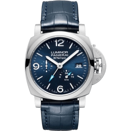 Luminor 1950 44 BiTempo Stainless Steel / Blue