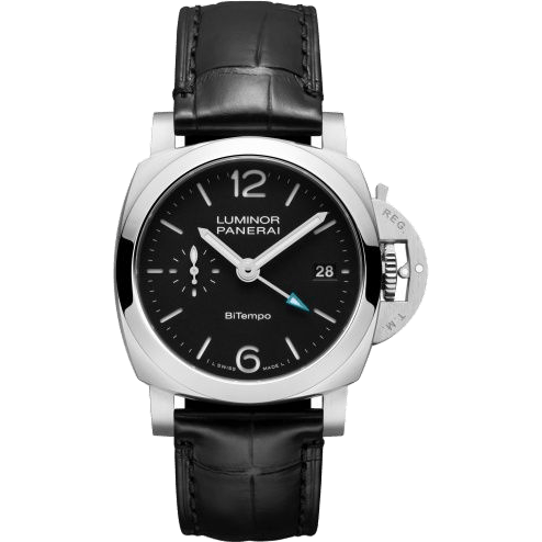 Luminor Quaranta BiTempo Stainless Steel / Black