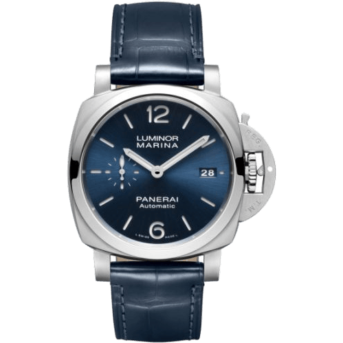 Panerai Luminor 1950 Marina 42 3 Days Automatic Stainless Steel / Blue PAM01393