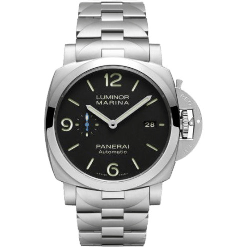 Panerai Luminor 1950 Marina 44 3 Days Automatic Stainless Steel / Black / Bracelet PAM01562