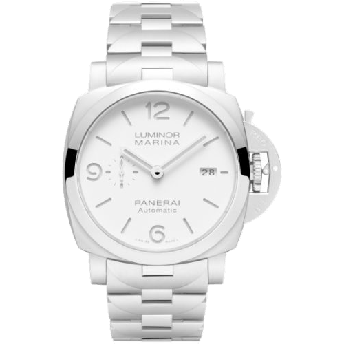 Panerai Luminor 1950 Marina 44 3 Days Automatic Stainless Steel / White / Bracelet PAM01564