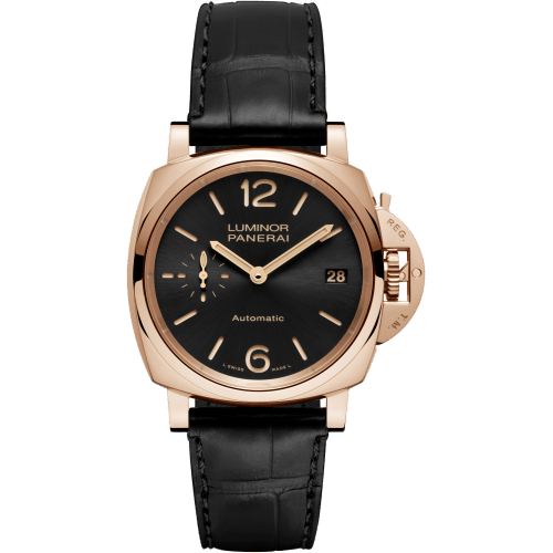 Luminor Due 38 Automatic Oro Rosso / Black