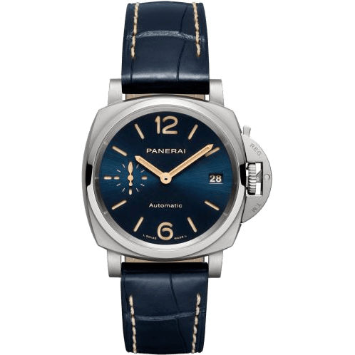 Luminor Due 38 Automatic Titanium / Blue