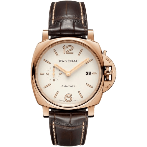 Luminor Due 42 Automatic Goldtech / White
