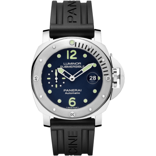 Luminor Submersible Automatic Acciaio Blue