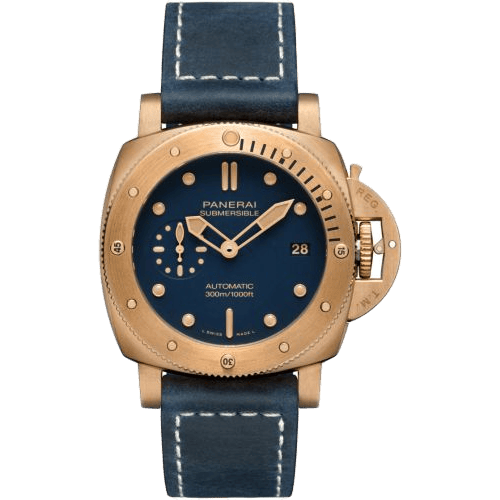 Luminor Submersible 42 3 Days Automatic Bronzo Blu Abisso