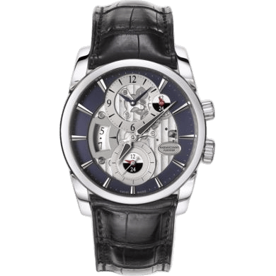 Parmigiani Fleurier Tonda Hemispheres Stainless Steel / Blue PFC231-0001800-HA1442