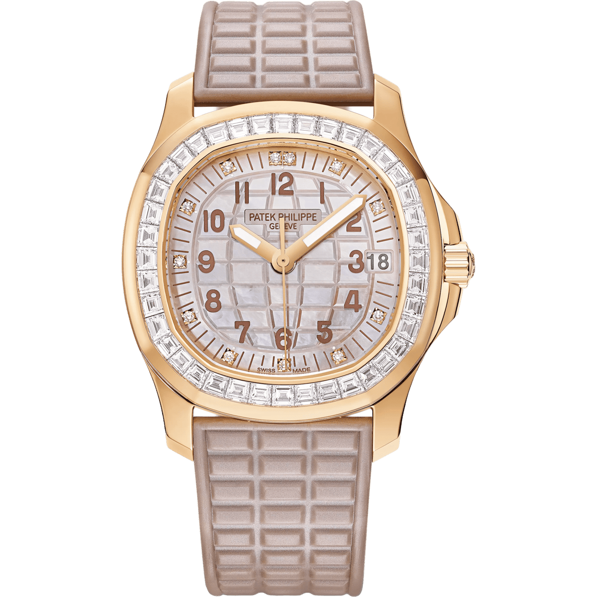 Patek Philippe Aquanaut Luce Haute Joaillerie Rose Gold / Mother of Pearl 5072R-001