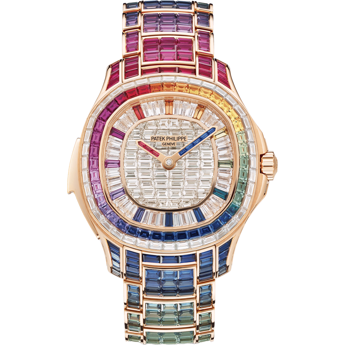 Patek Philippe Aquanaut Luce Minute Repeater Rose Gold - Rainbow / Baguette / Bracelet 5260/1455R-001