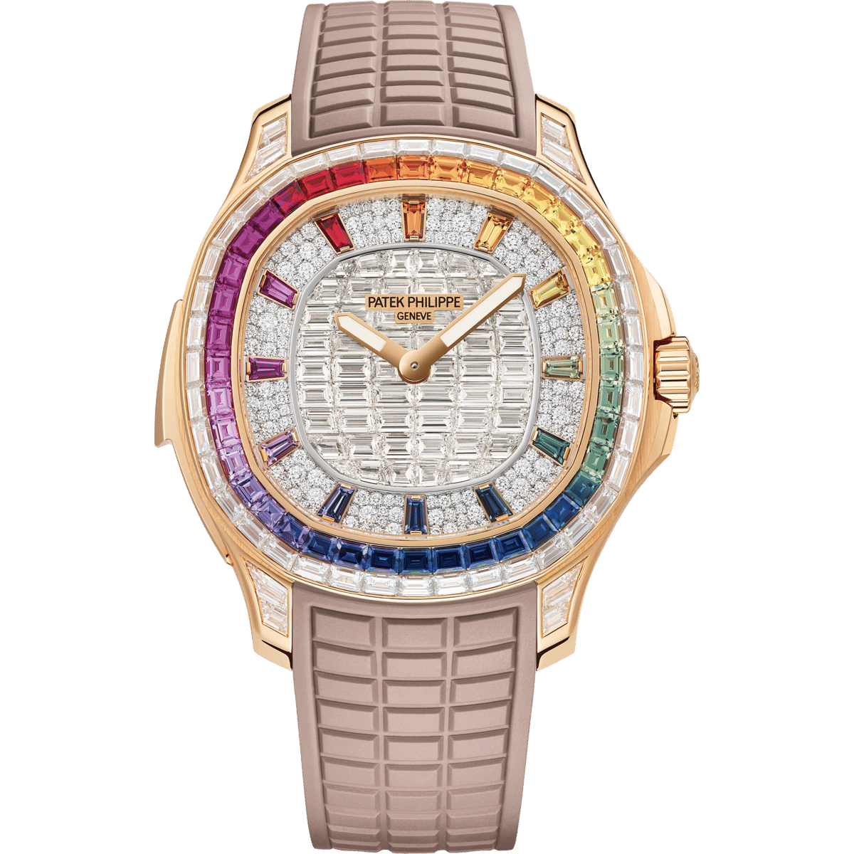 Patek Philippe Aquanaut Luce Minute Repeater Rose Gold - Rainbow / Baguette 5260/355R-001
