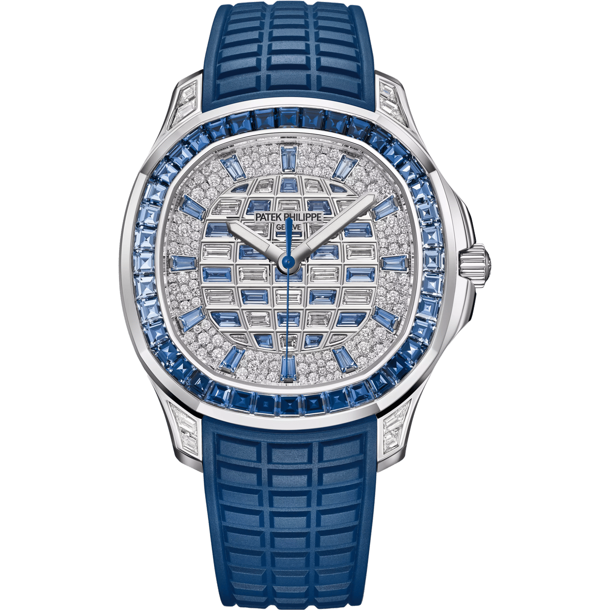 Patek Philippe Aquanaut Luce Self-Winding White Gold - Sapphire / Checkerboard 5268/461G-001