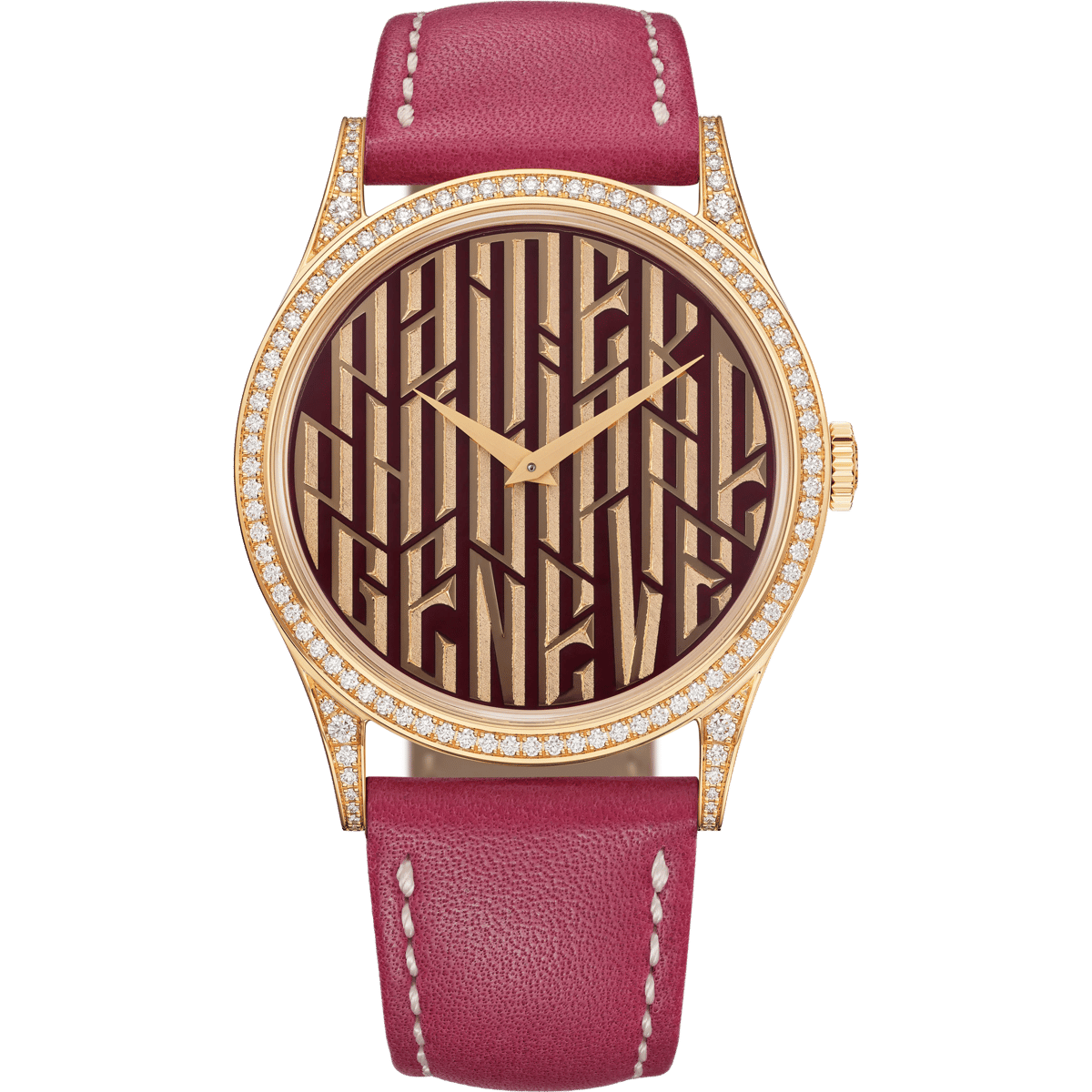 Patek Philippe Calatrava 5077 Rose Gold / Pink Typography 5077/100R-068