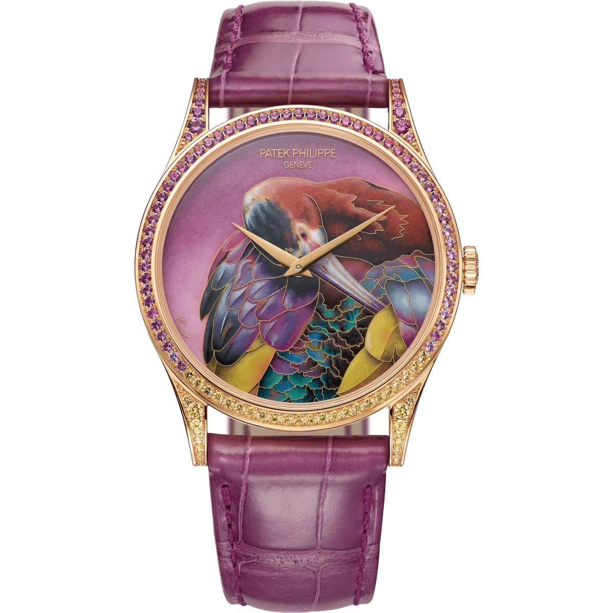 Patek Philippe Calatrava 5077 Rose Gold / White-Faced Ibis 5077/213R-001