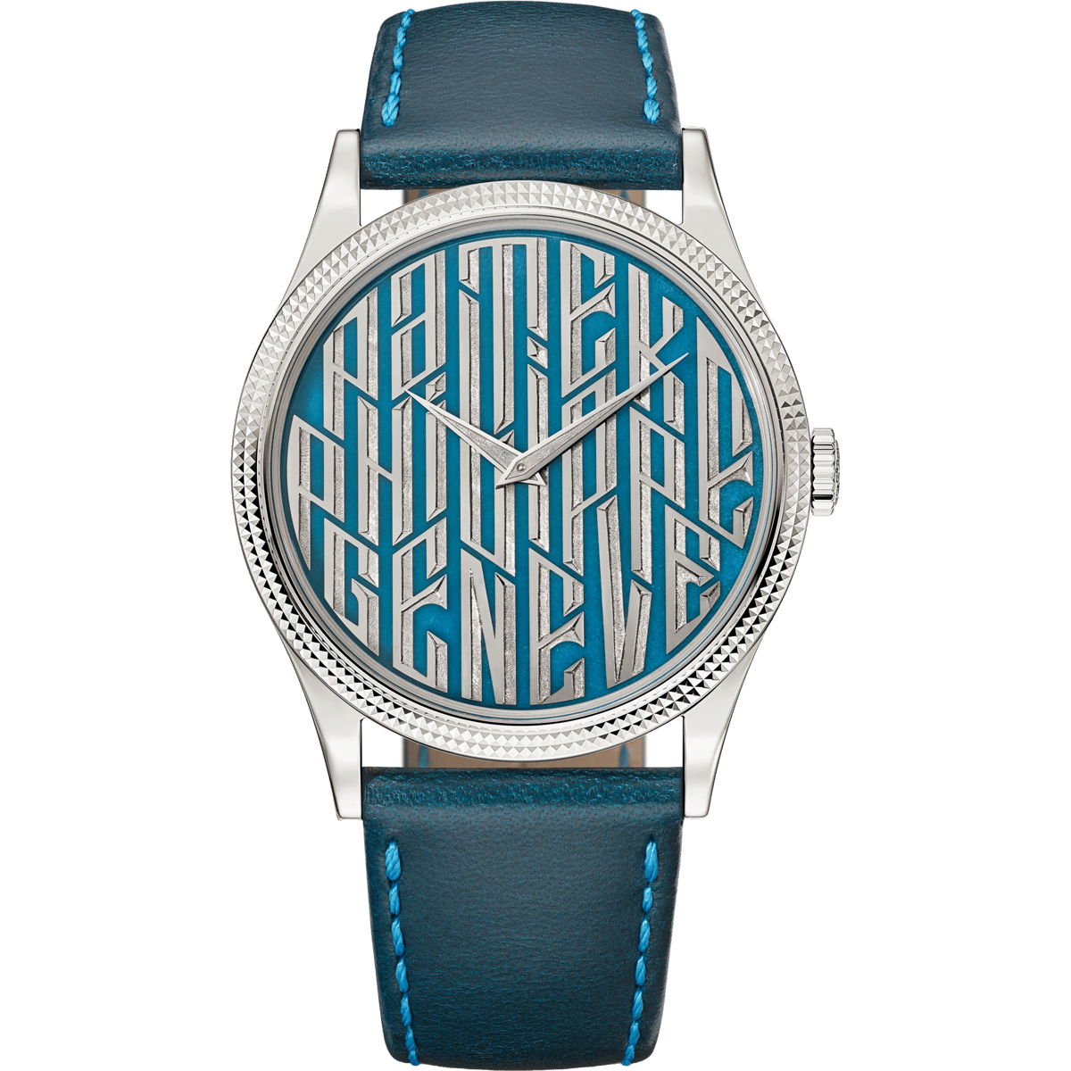Patek Philippe Calatrava 5177 White Gold / Blue Typography 5177G-056