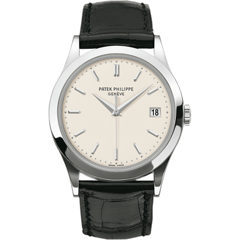 Calatrava 5296G White Gold / Silver