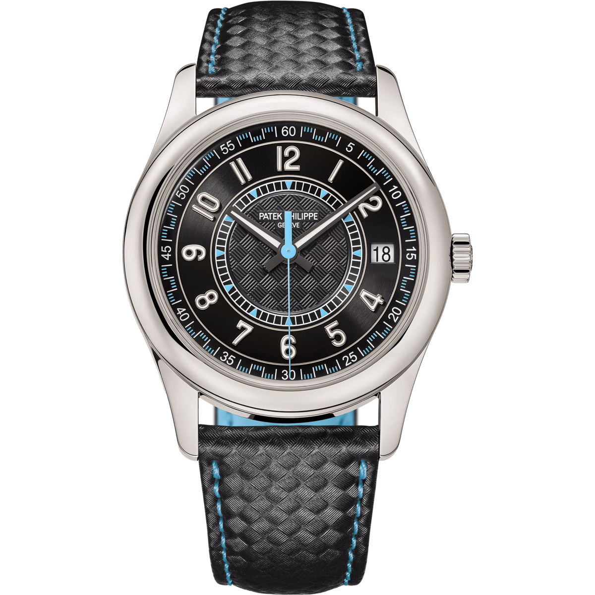 Patek Philippe Calatrava White Gold / Black - Sky Blue 6007G-011
