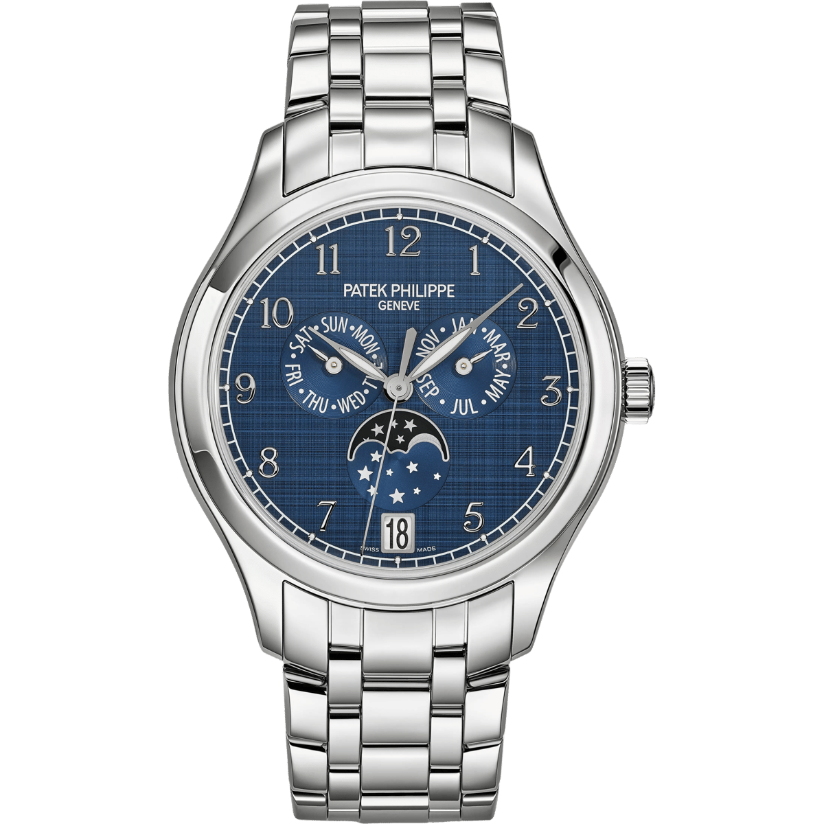 Patek Philippe Annual Calendar 4947 Stainless Steel / Blue 4947/1A-001