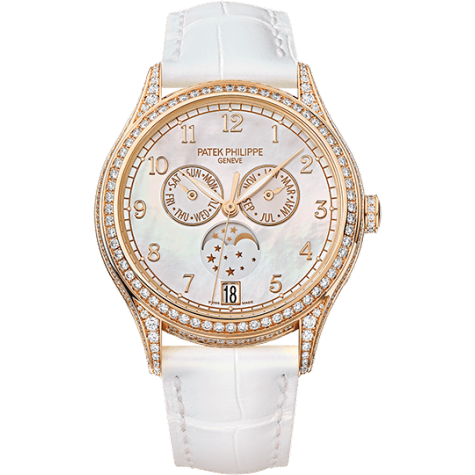 Annual Calendar 4948 Rose Gold / Mother of Pearl