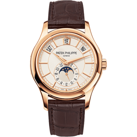 Annual Calendar 5205 Rose Gold / White