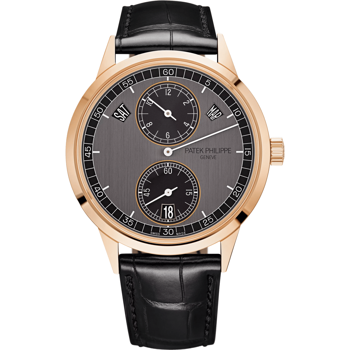 Patek Philippe Annual Calendar Regulator 5235 Rose Gold / Graphite 5235/50R-001