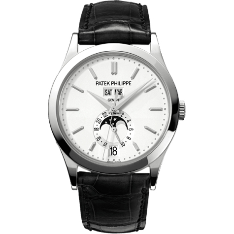 Annual Calendar 5396 White Gold / Silver