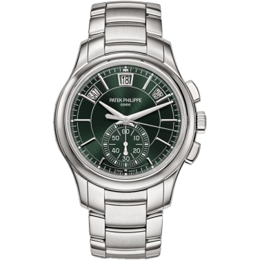 Annual Calendar Chronograph 5905 Stainless Steel / Green / Bracelet