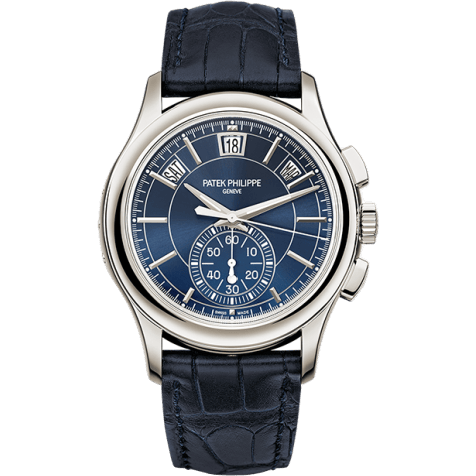 Annual Calendar Chronograph 5905 Platinum / Blue