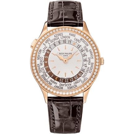 World Time 7130 Rose Gold / Ivory