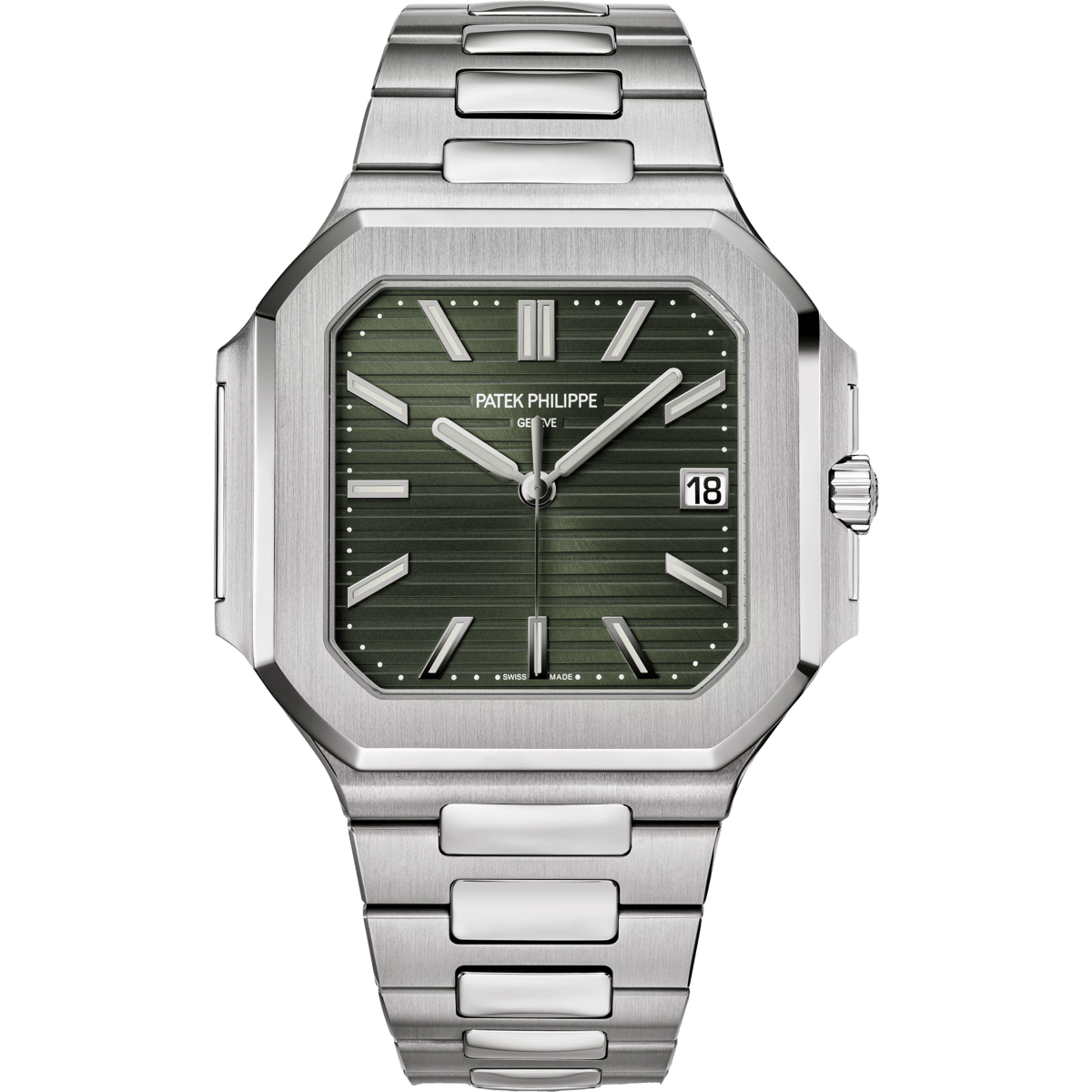 Patek Philippe Cubitus Date 45 Stainless Steel / Green 5821/1A-001