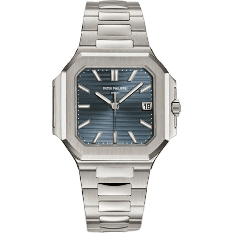 Cubitus Date 40 White Gold / Blue
