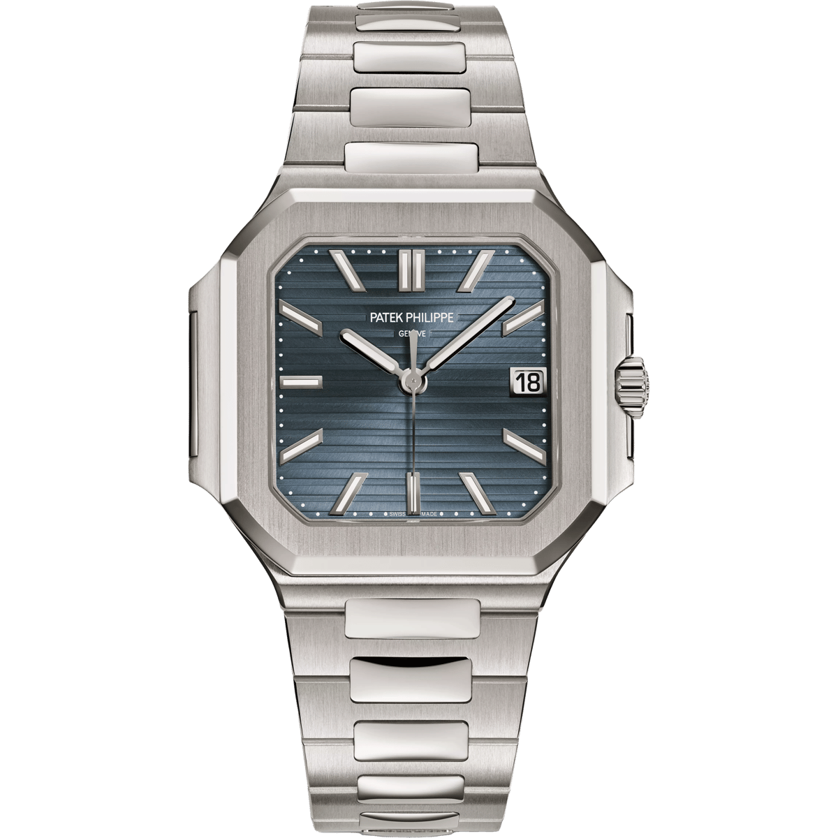 Patek Philippe Cubitus Date 40 White Gold / Blue 7128/1G-001