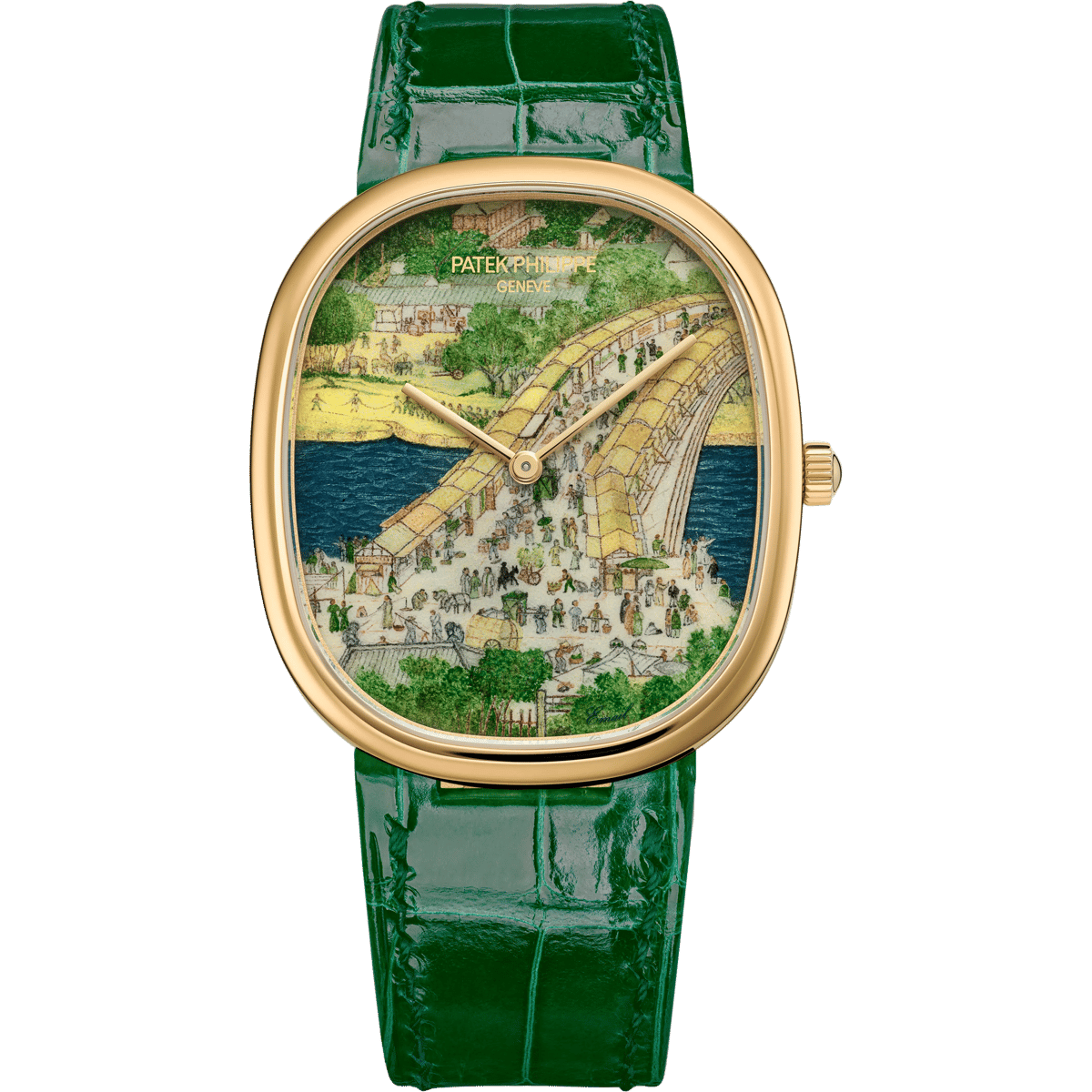 Patek Philippe Golden Ellipse 5738 Yellow Gold / Chinese Festival 5738/50J-014