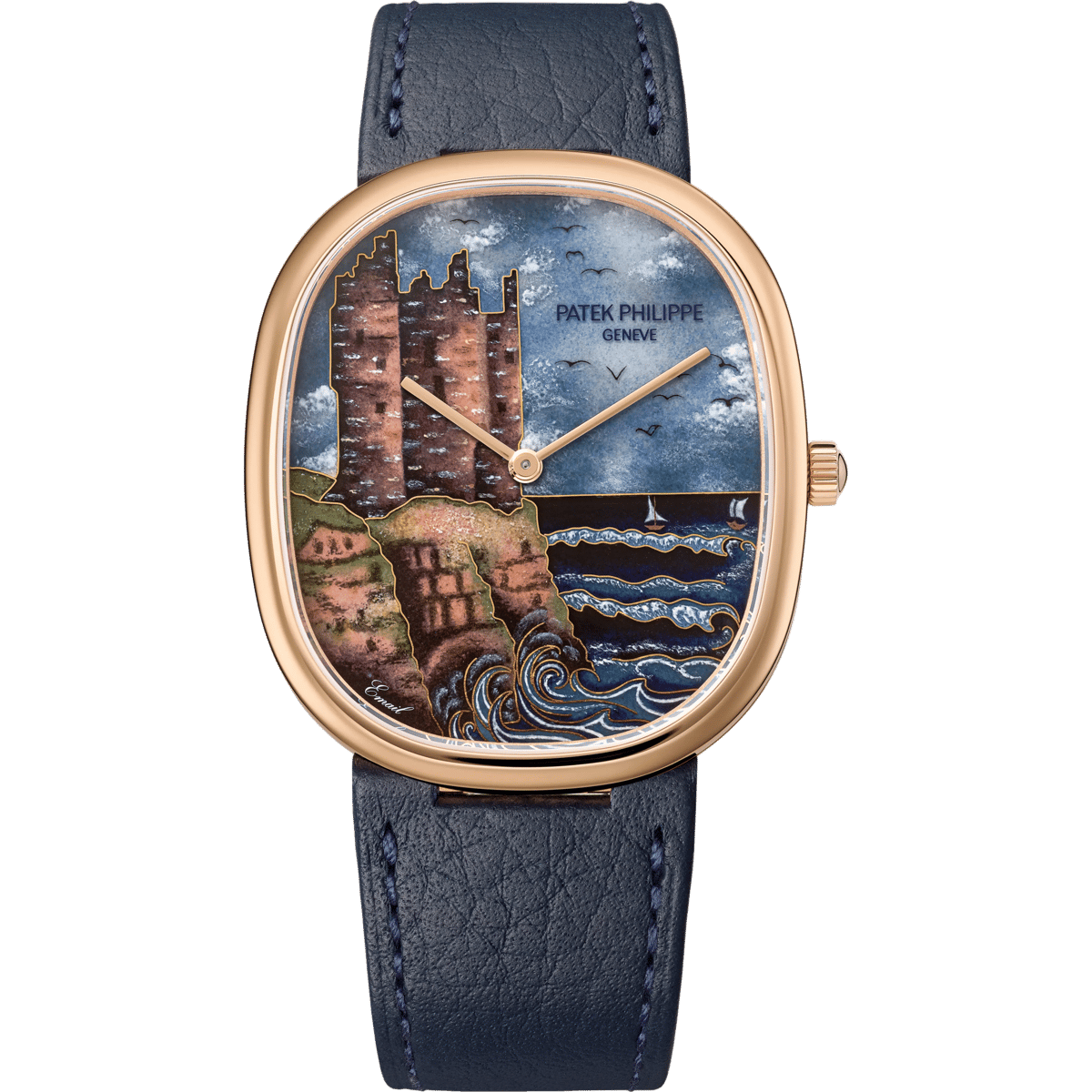 Patek Philippe Golden Ellipse 5738 Rose Gold / Donjons on the Cliff 5738/50R-021