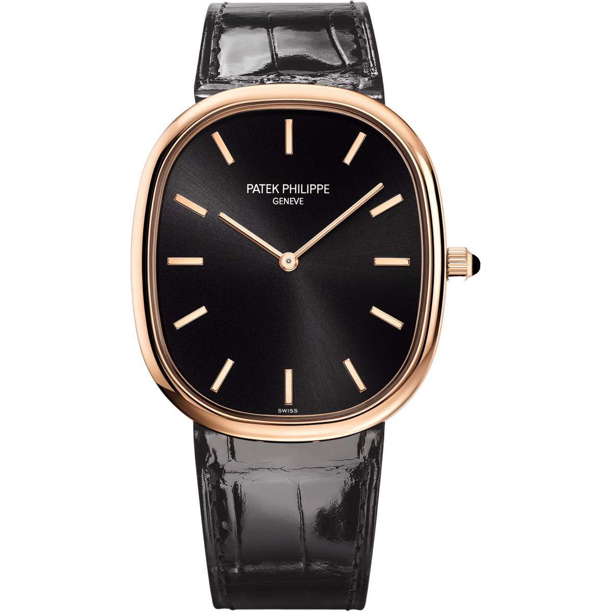 Patek Philippe Golden Ellipse 5738 Rose Gold / Black 5738R-001